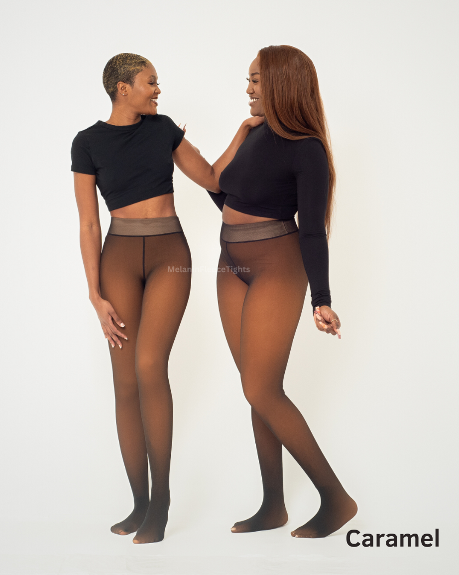 Melanin Fleece Tights™ - Sheer Tone Effect