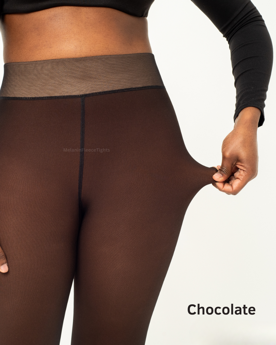 Melanin Fleece Tights™ - Sheer Tone Effect