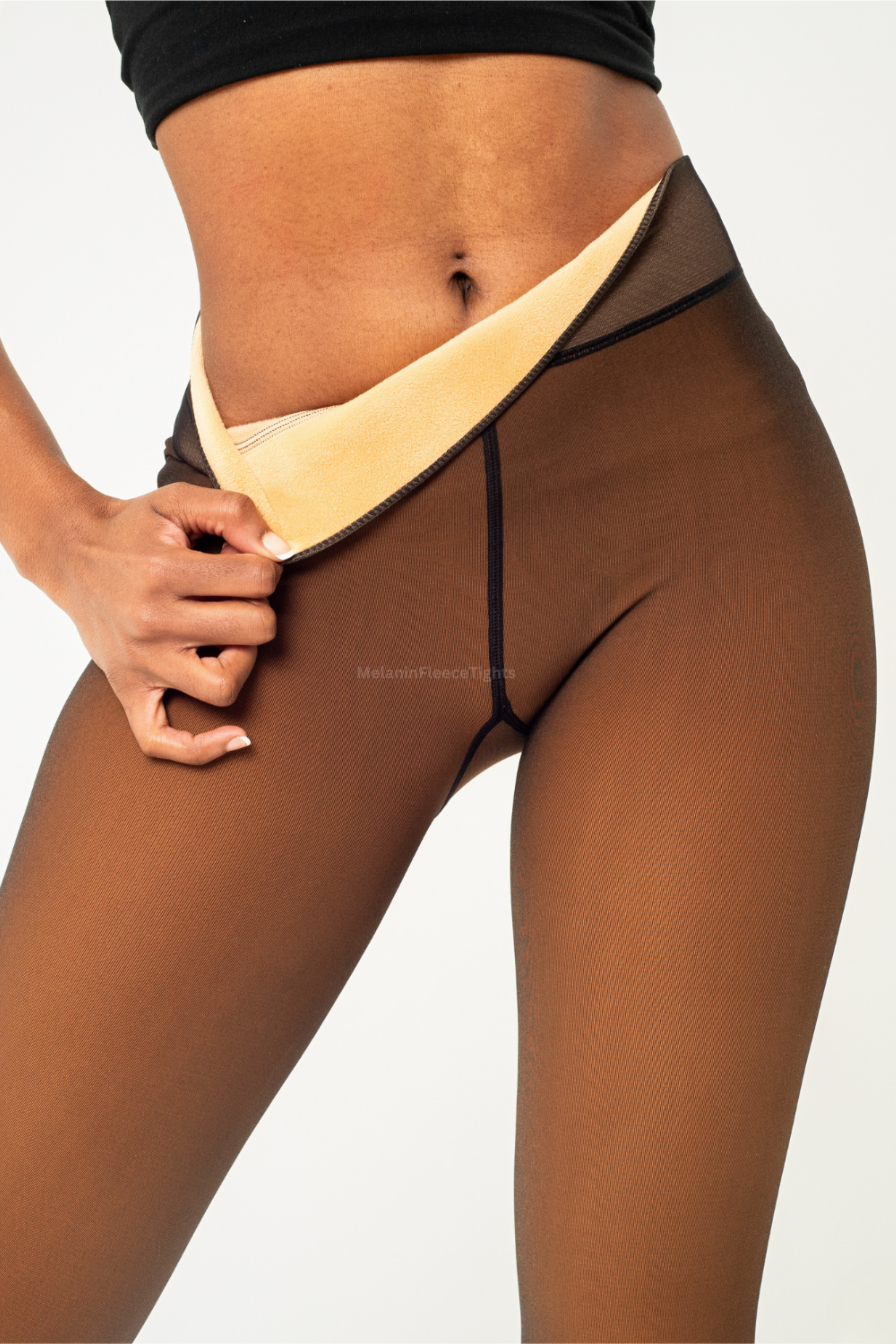 Melanin Fleece Tights™ - Sheer Tone Effect