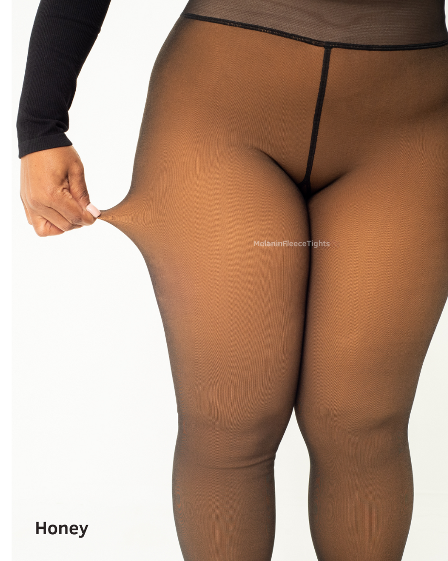 Melanin Fleece Tights™ - Sheer Tone Effect