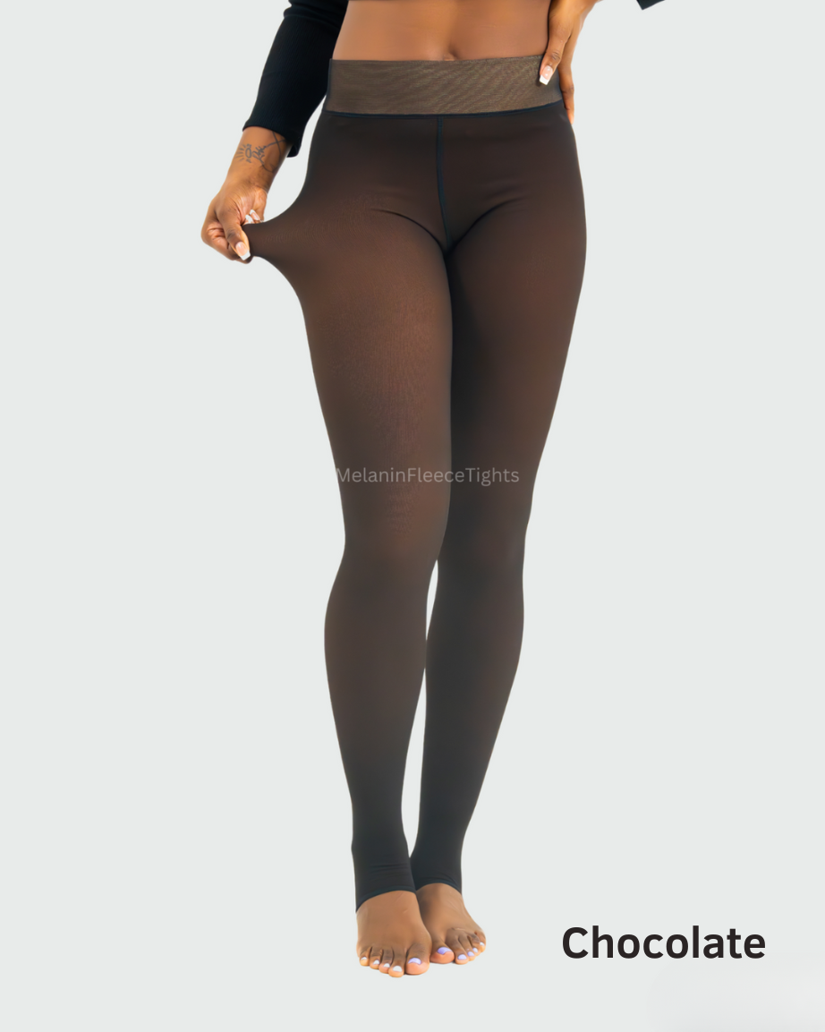 Melanin Fleece Tights™ - Sheer Tone Effect