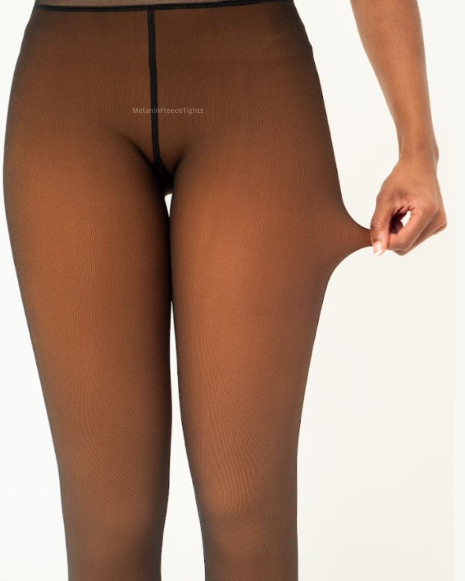 Melanin Fleece Tights™ - Sheer Tone Effect