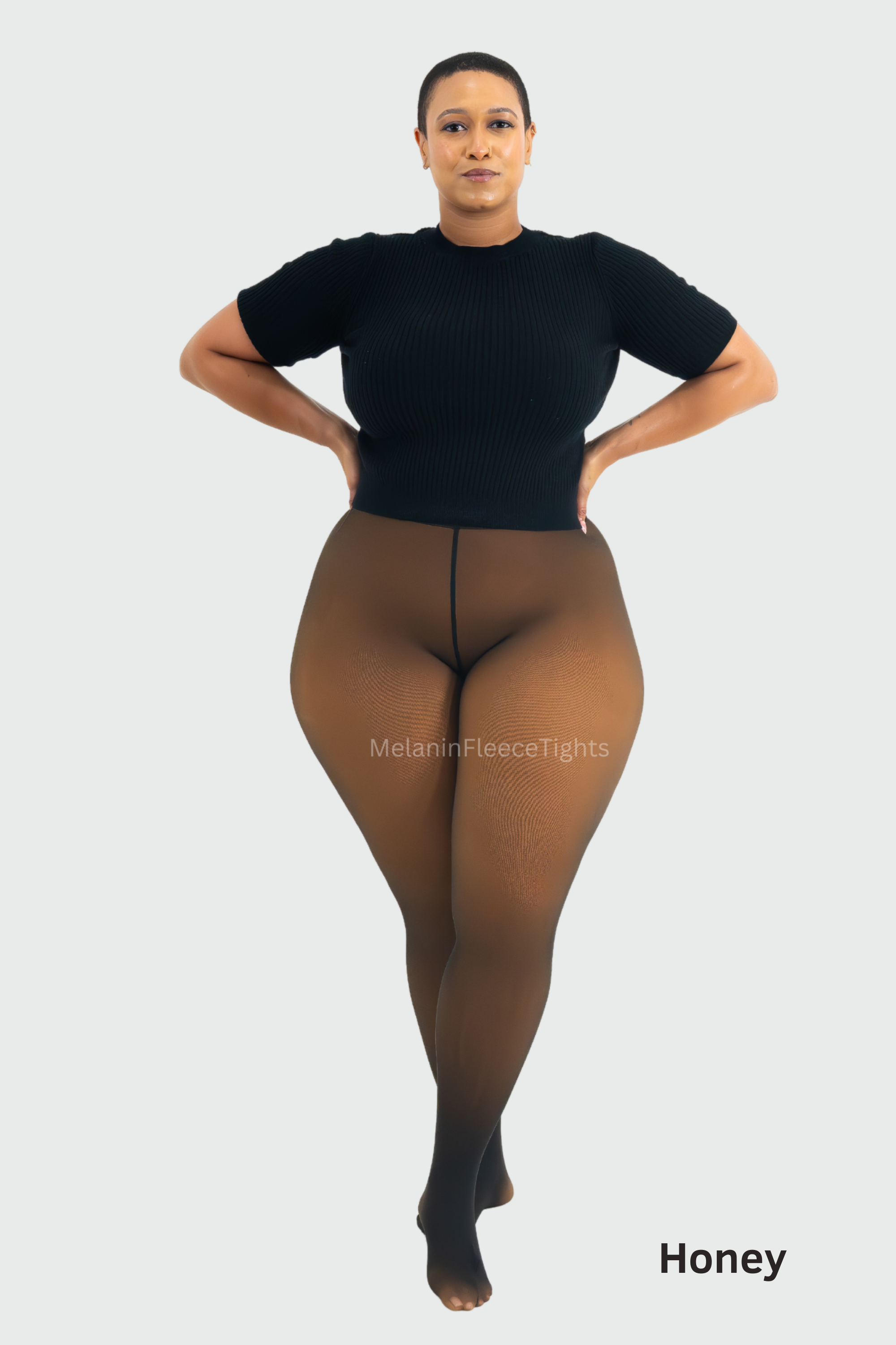 Melanin Fleece Tights™ - Sheer Tone Effect