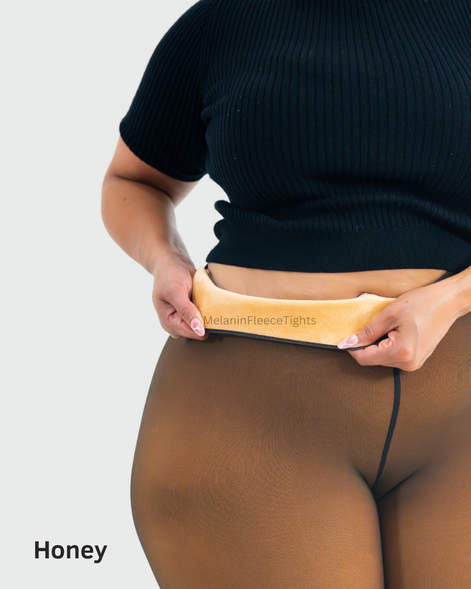 Melanin Fleece Tights™ - Sheer Tone Effect