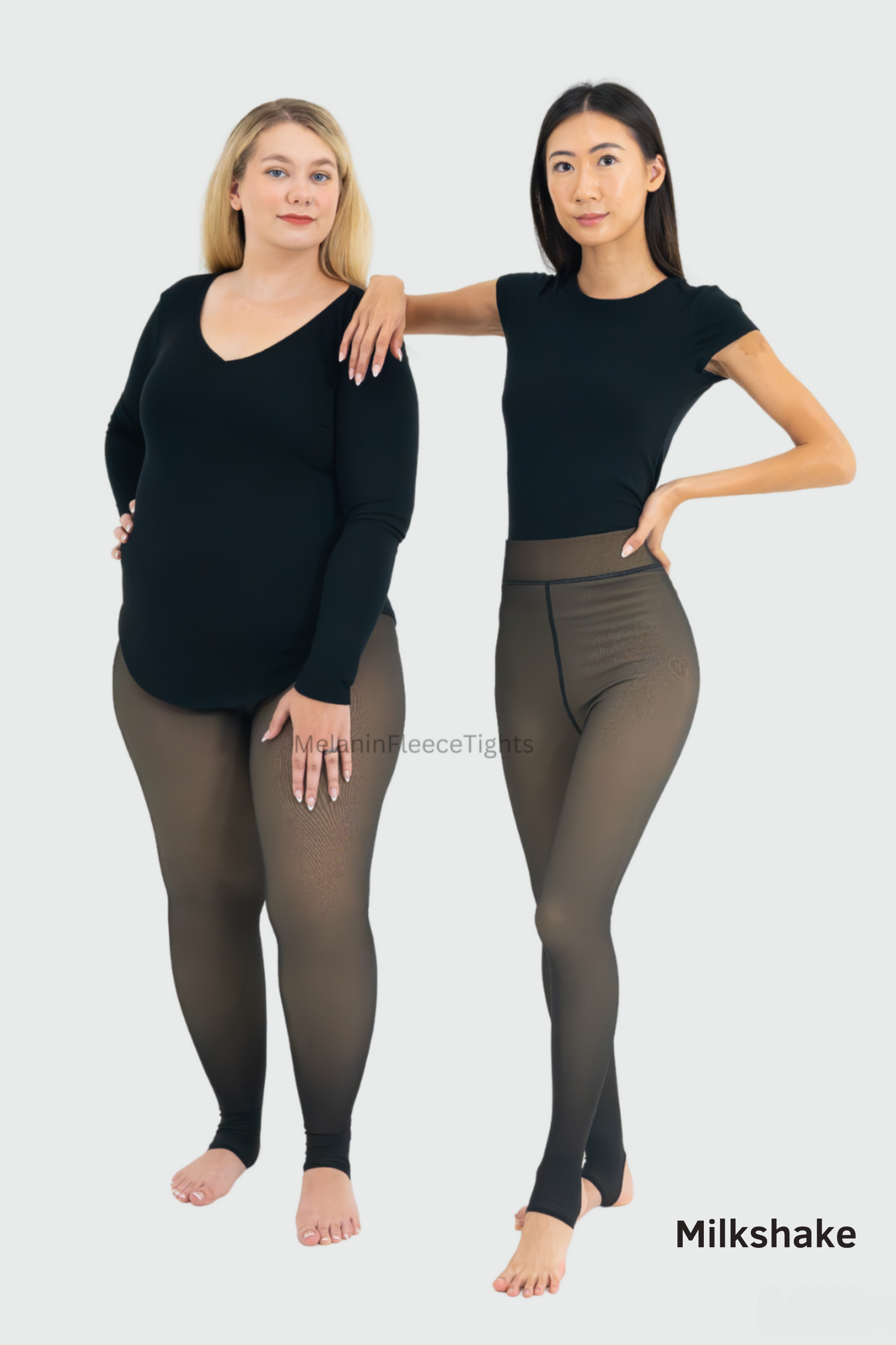 Melanin Fleece Tights™ - Sheer Tone Effect