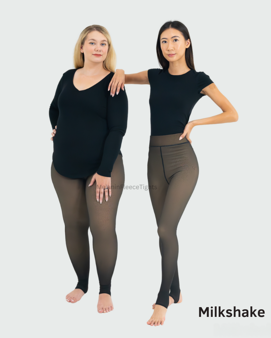 Melanin Fleece Tights™ - Sheer Tone Effect