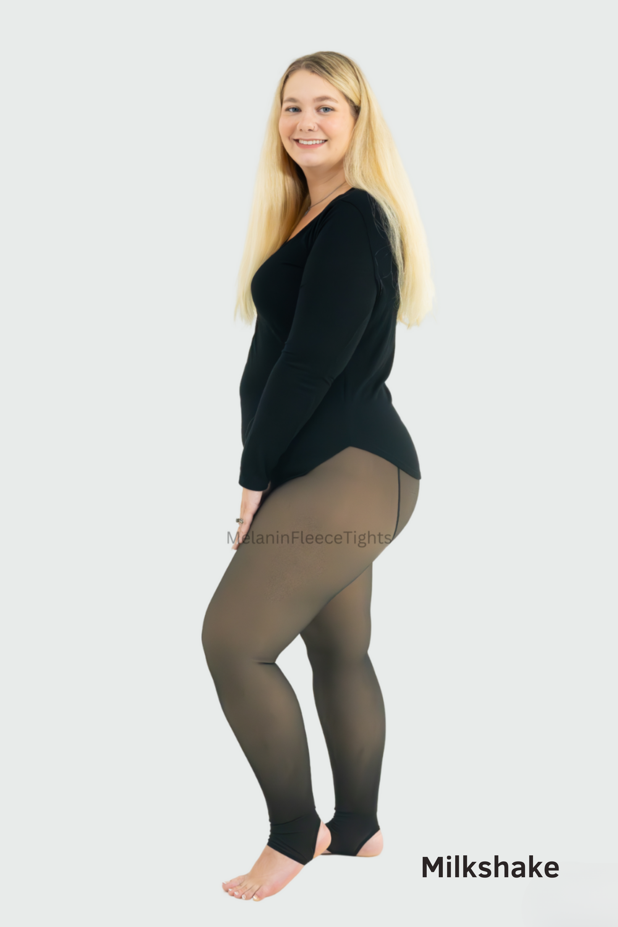 Melanin Fleece Tights™ - Sheer Tone Effect
