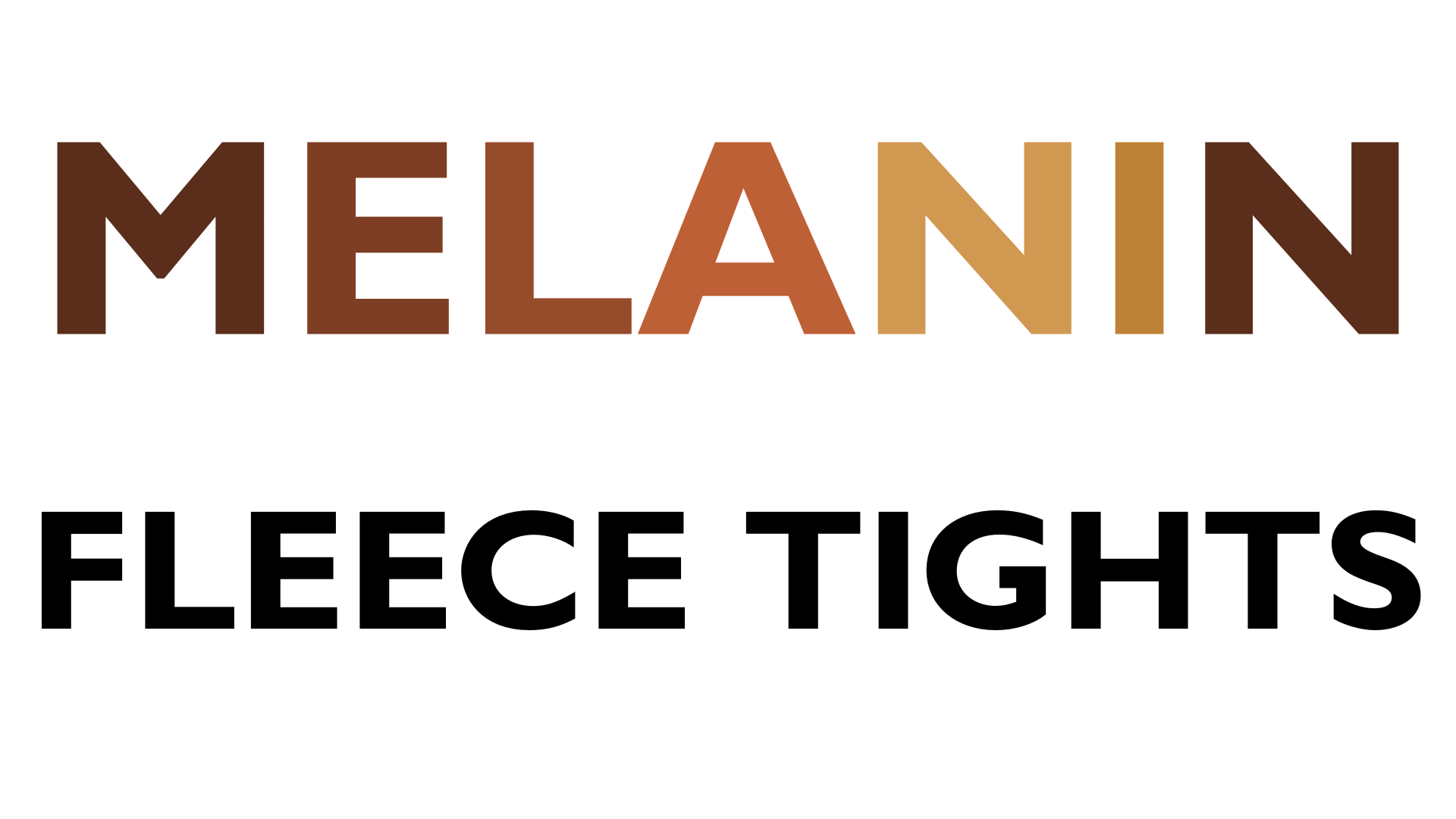 Melanin Fleece Tights logo