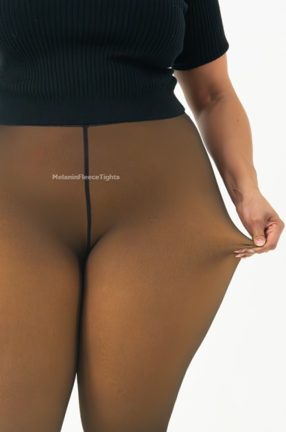Melanin Fleece Tights™ - Sheer Tone Effect