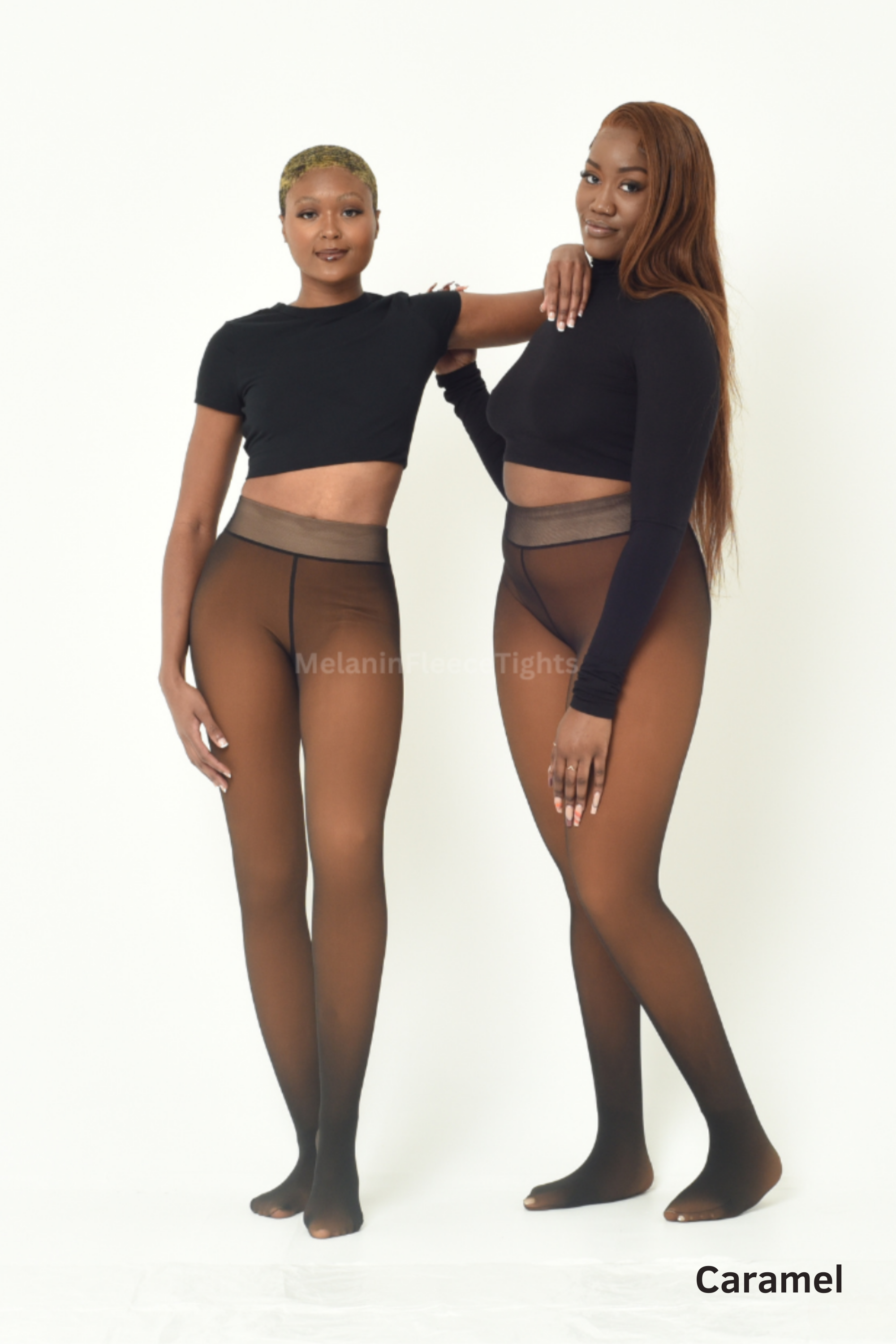 Melanin Fleece Tights™ - Sheer Tone Effect