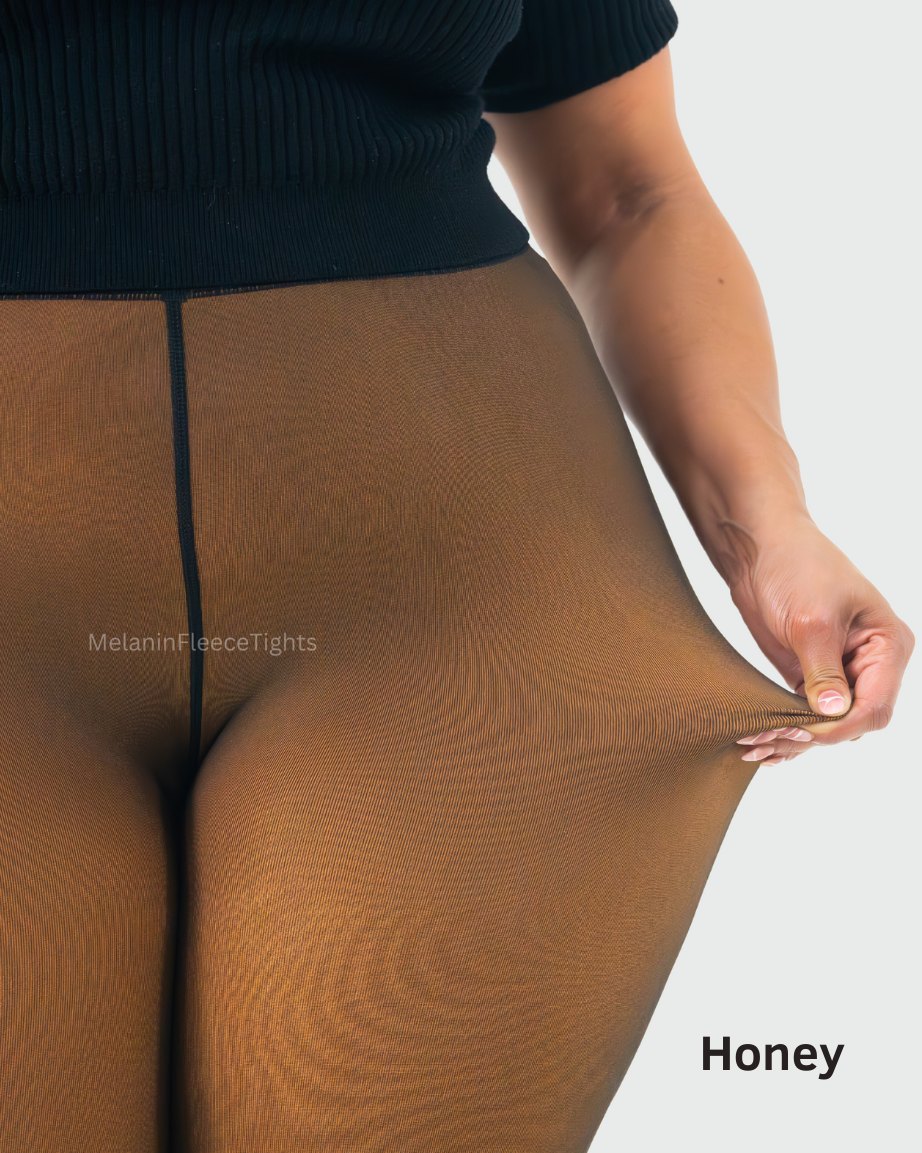 Melanin Fleece Tights™ - Sheer Tone Effect