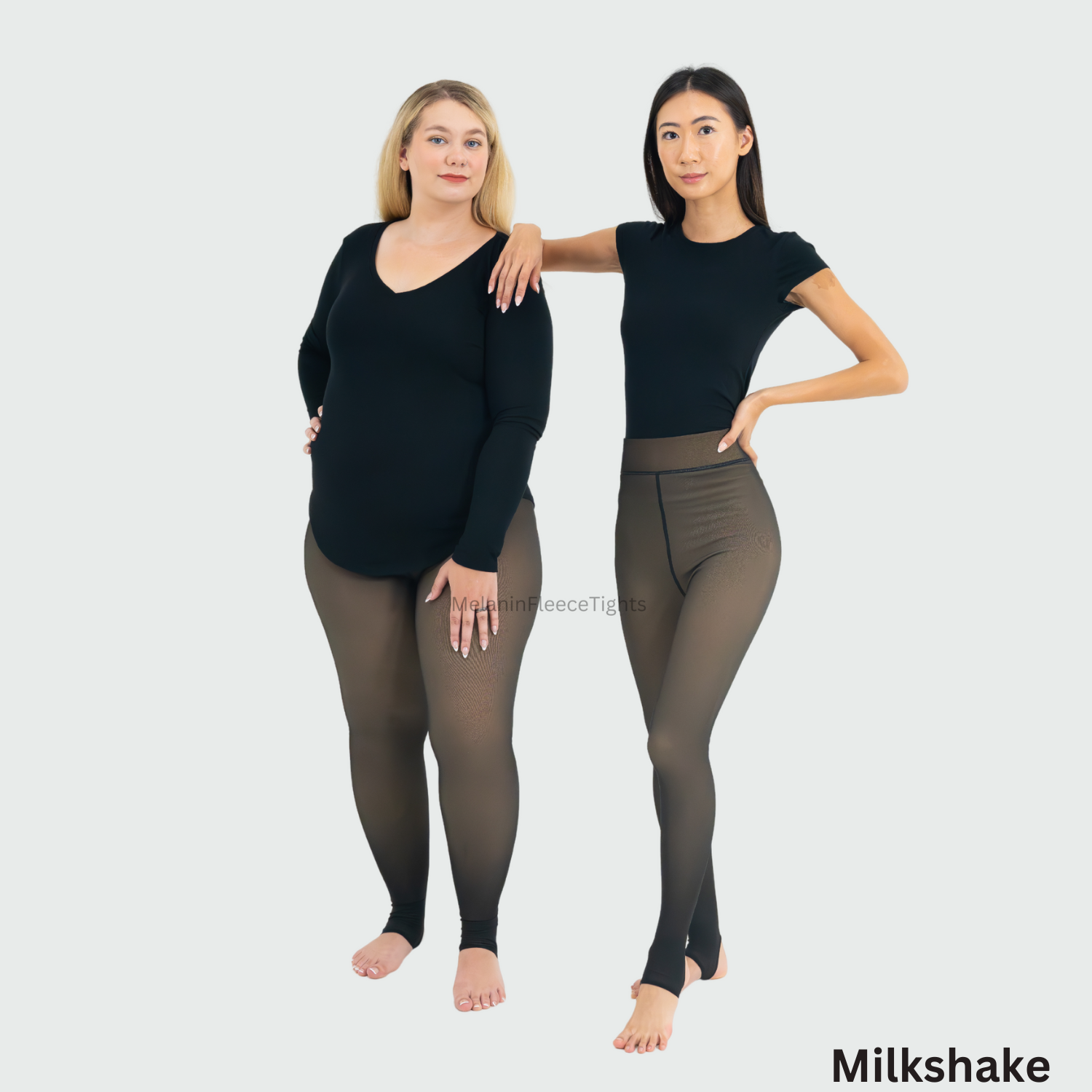 Melanin Fleece Tights™ - Sheer Tone Effect