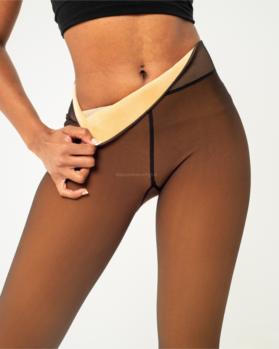Melanin Fleece Tights™ - Sheer Tone Effect