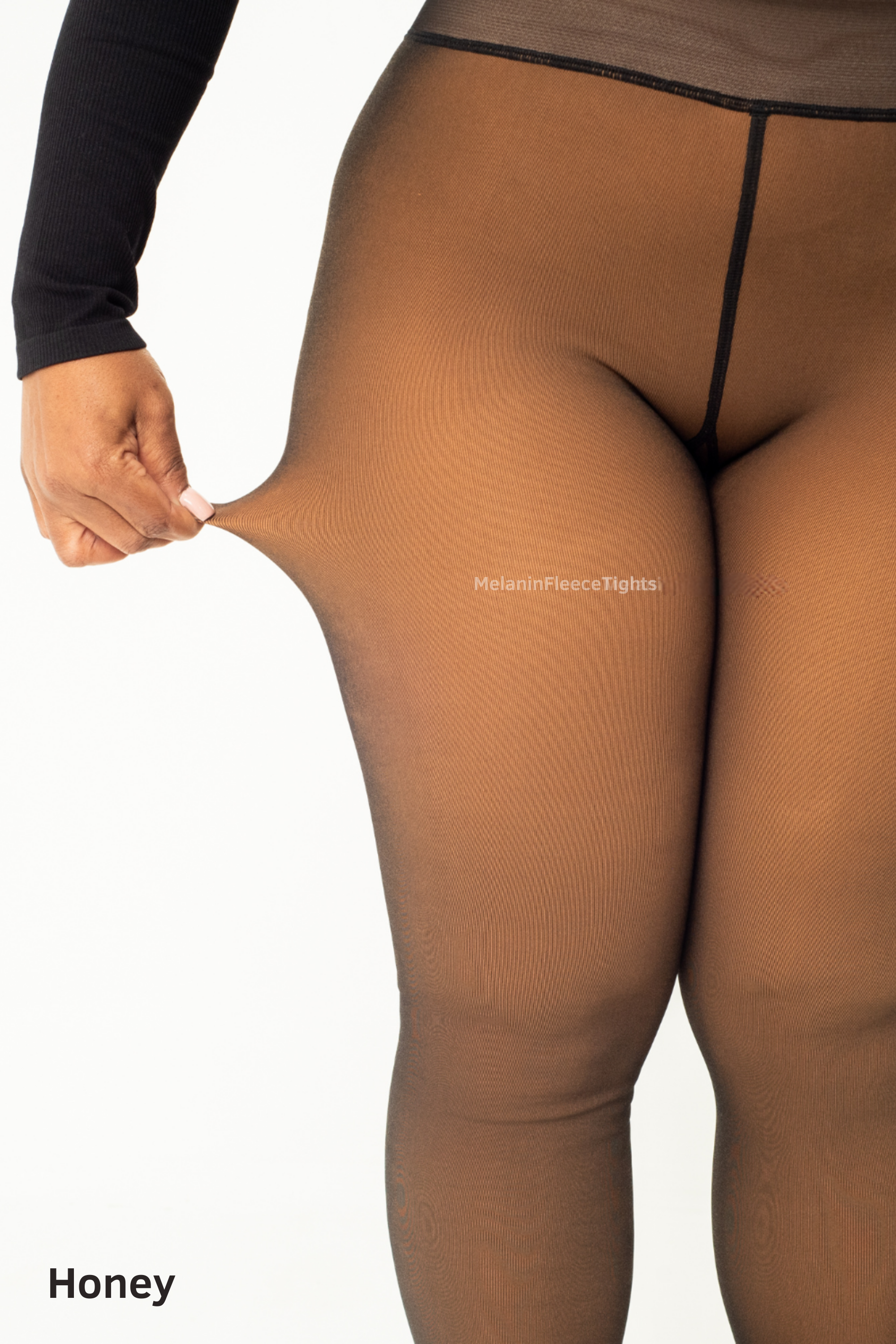 Melanin Fleece Tights™ - Sheer Tone Effect
