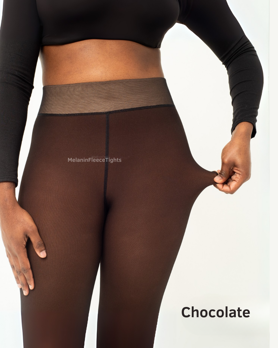 Melanin Fleece Tights™ - Sheer Tone Effect