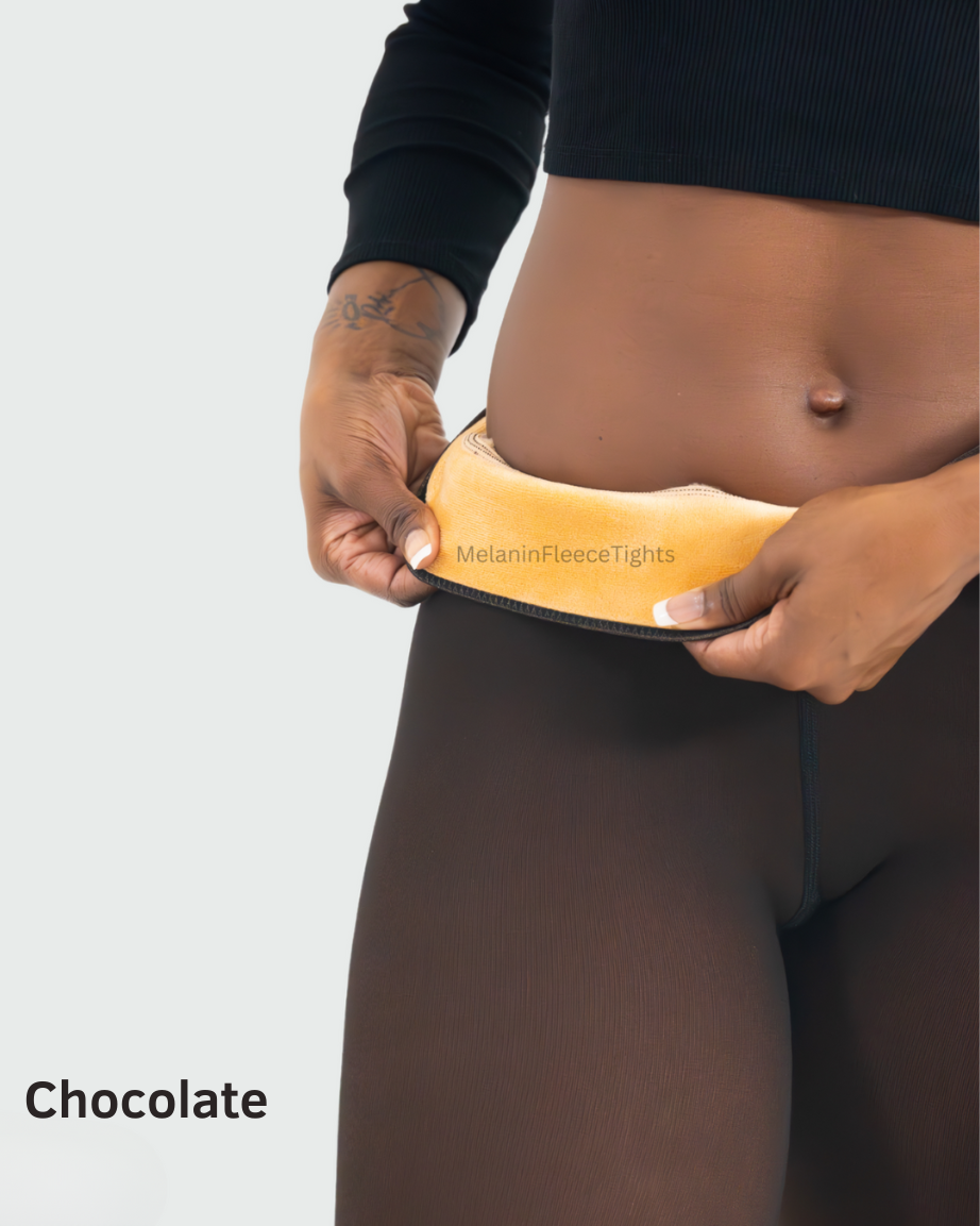 Melanin Fleece Tights™ - Sheer Tone Effect