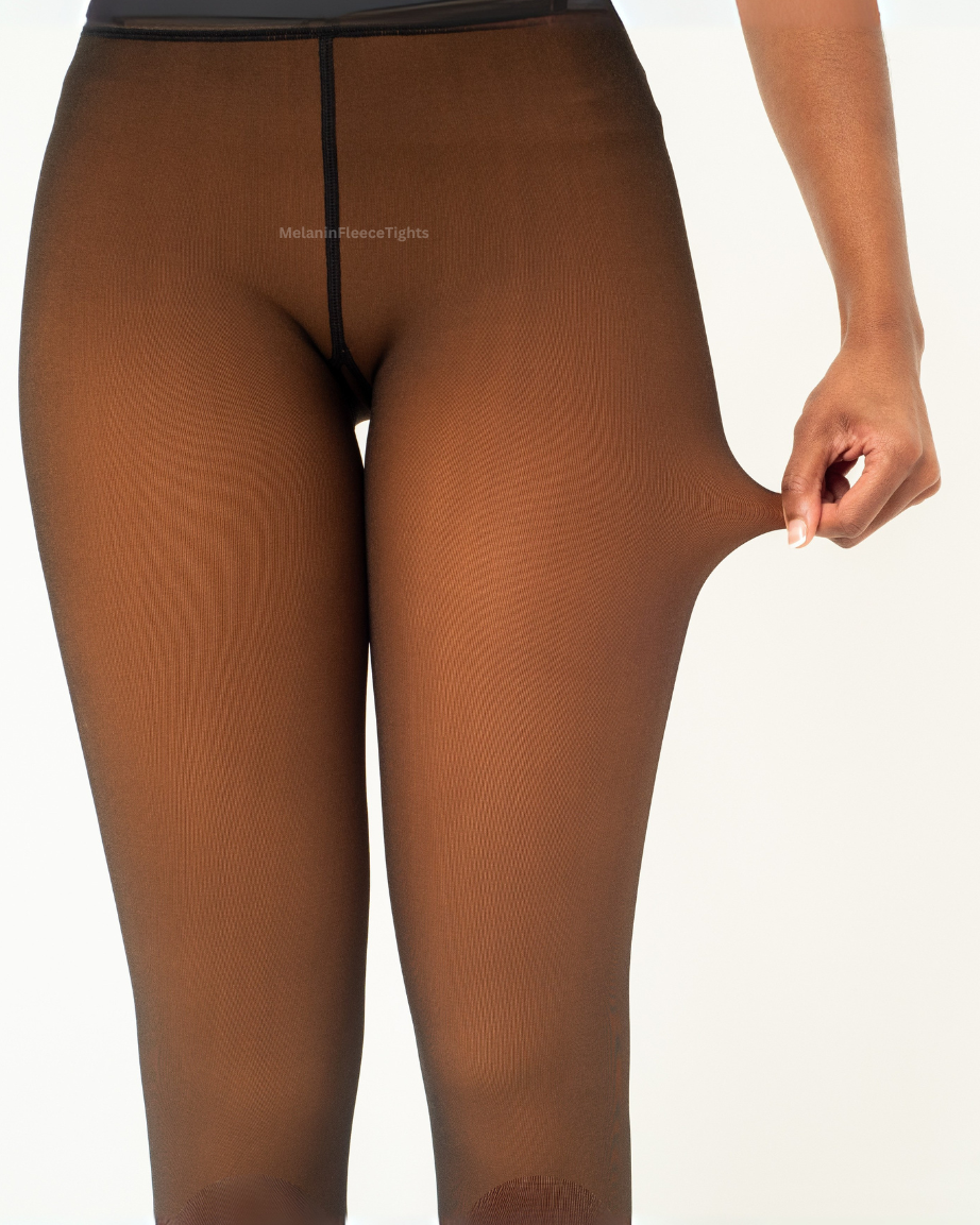 Melanin Fleece Tights™ - Sheer Tone Effect