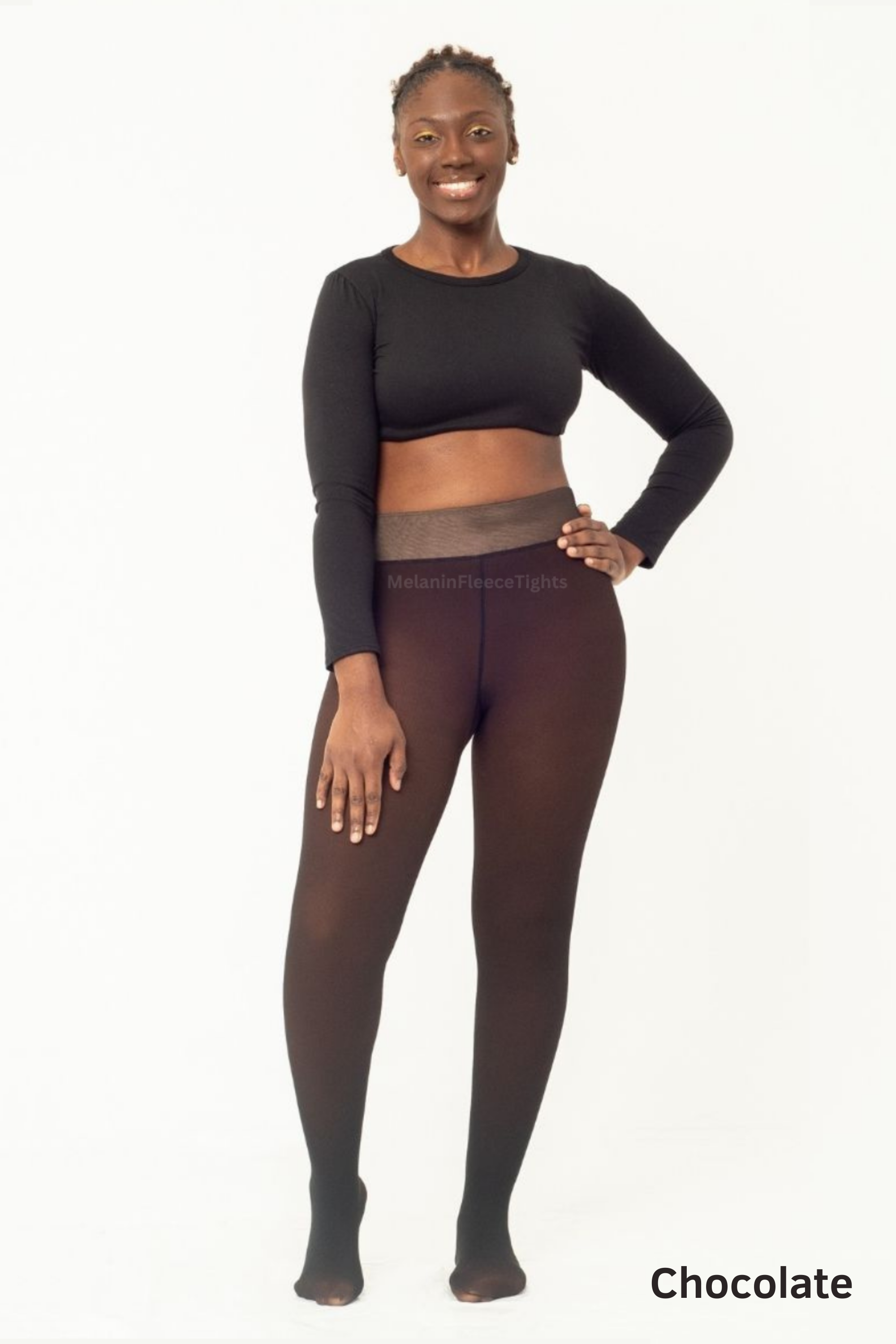Melanin Fleece Tights™ - Sheer Tone Effect