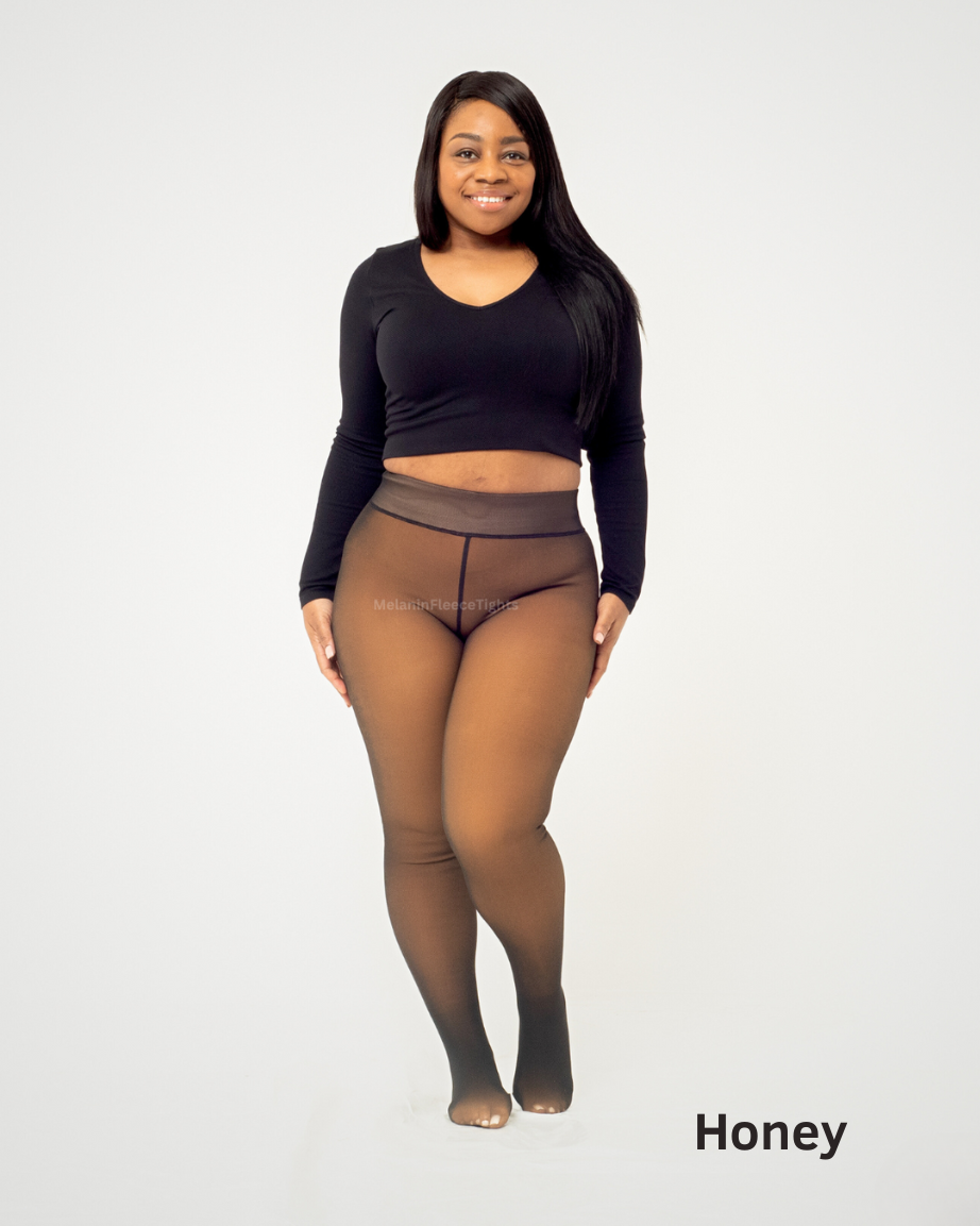 Melanin Fleece Tights™ - Sheer Tone Effect