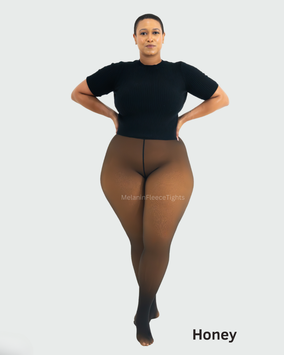 Melanin Fleece Tights™ - Sheer Tone Effect