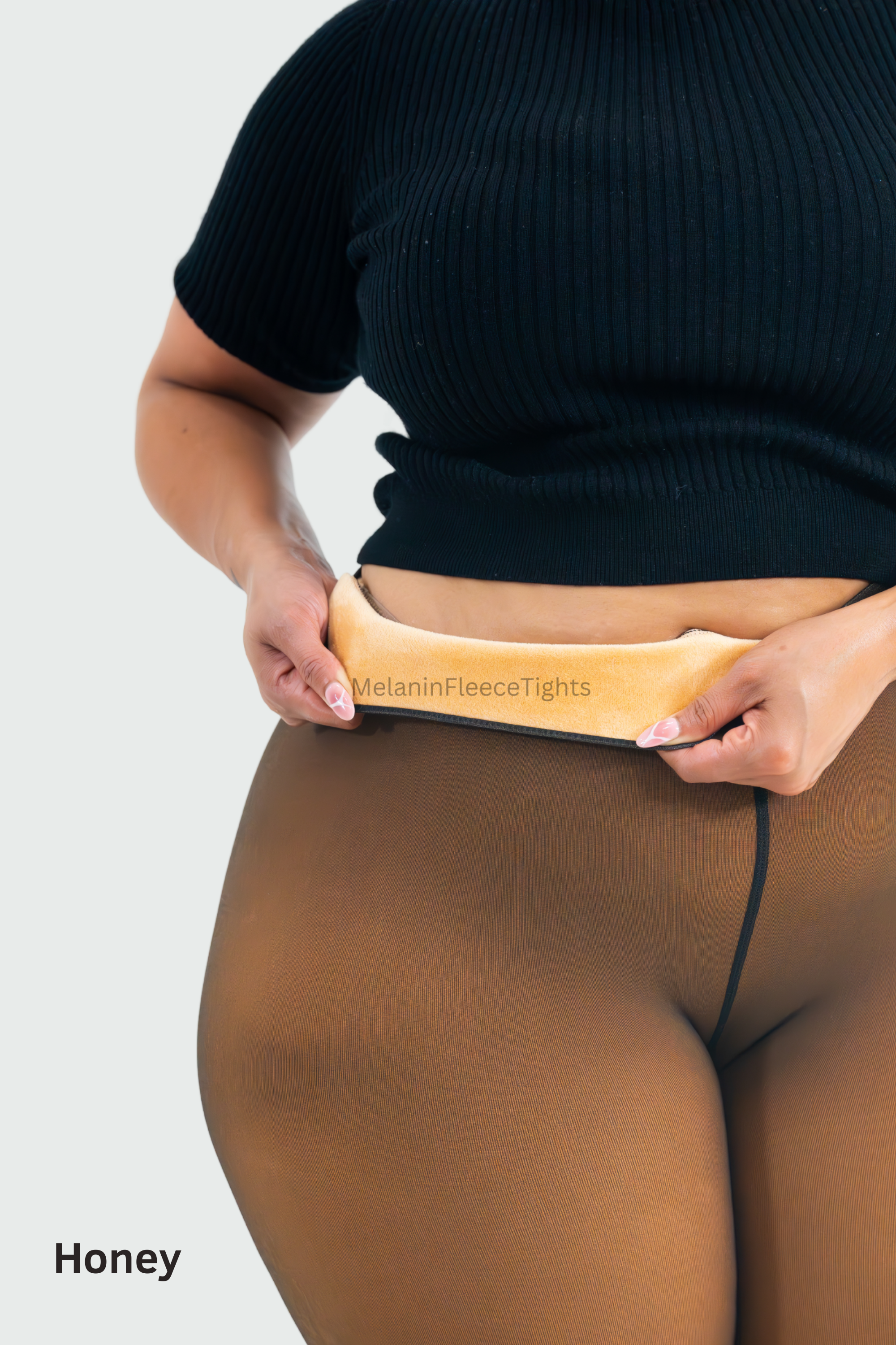Melanin Fleece Tights™ - Sheer Tone Effect