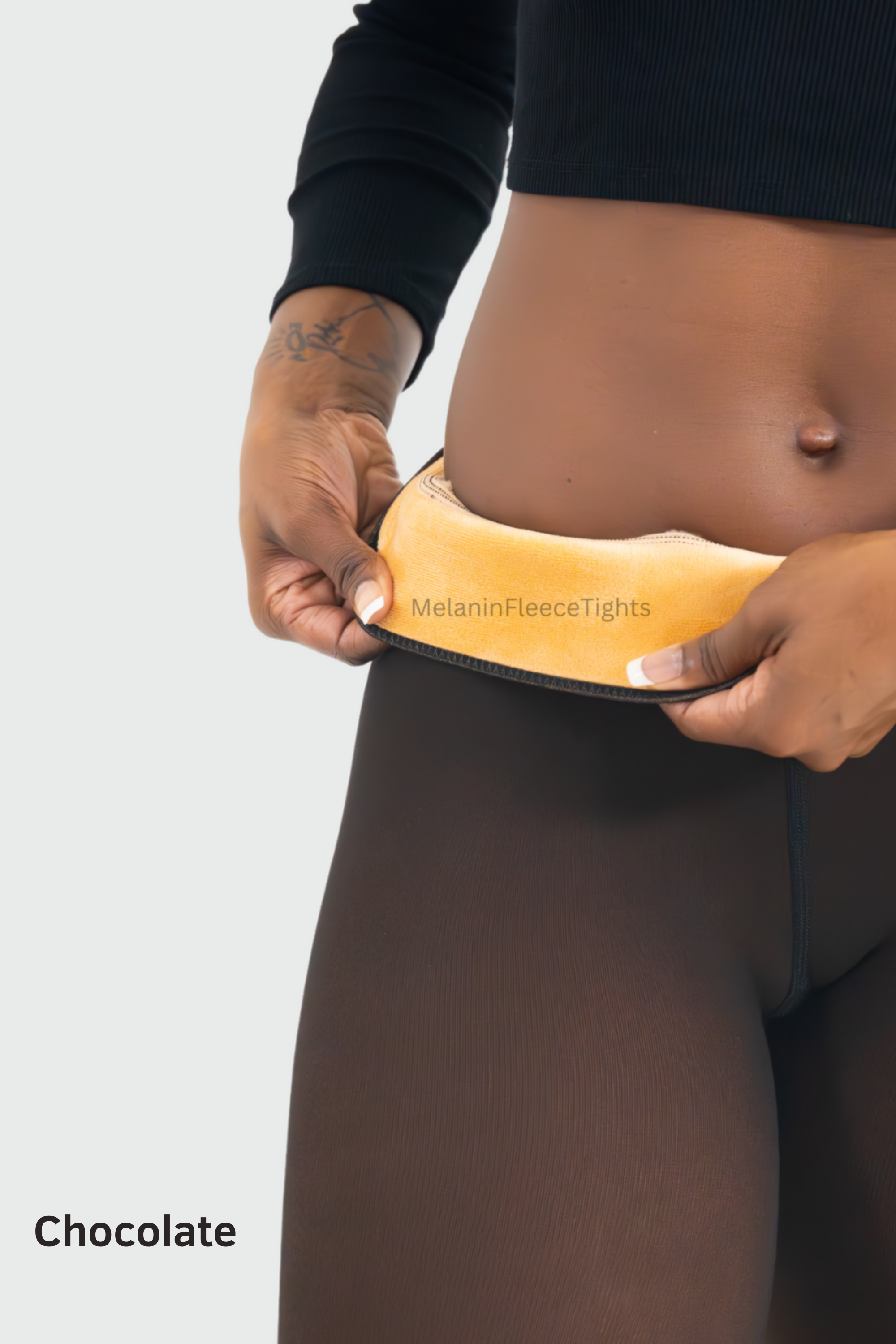 Melanin Fleece Tights™ - Sheer Tone Effect