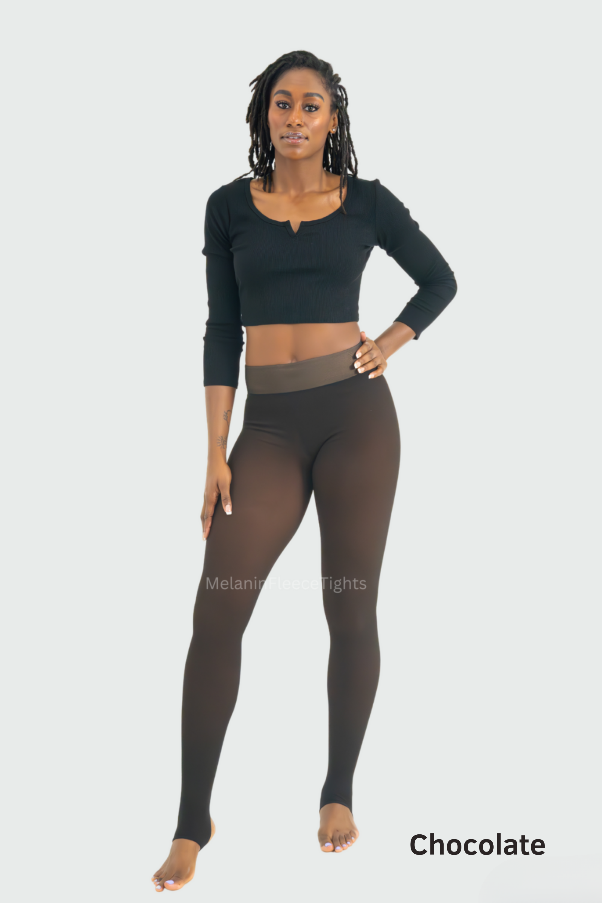 Melanin Fleece Tights™ - Sheer Tone Effect