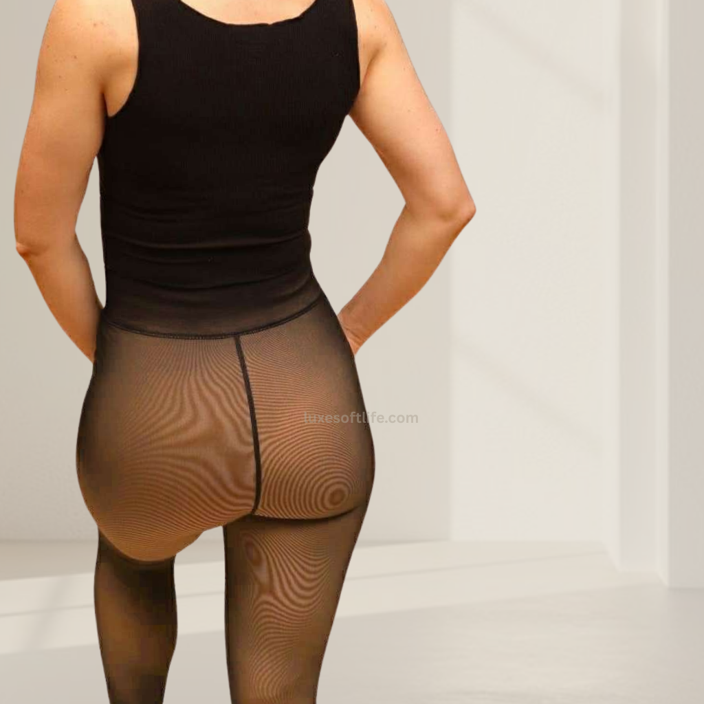 UPGRADED | Melanin Fleece Tights™ - SheerTone™ Fleece Tights
