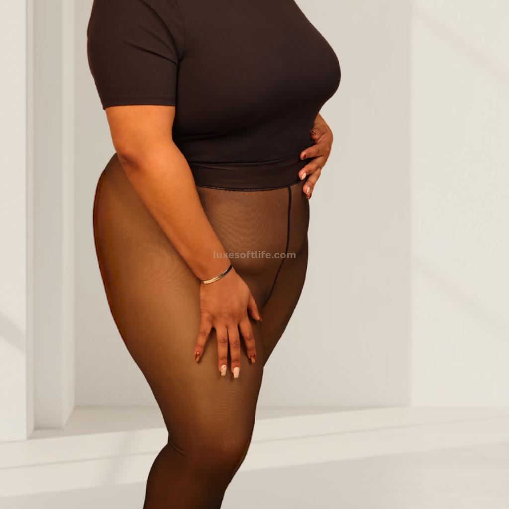 UPGRADED | Melanin Fleece Tights™ - SheerTone™ Fleece Tights
