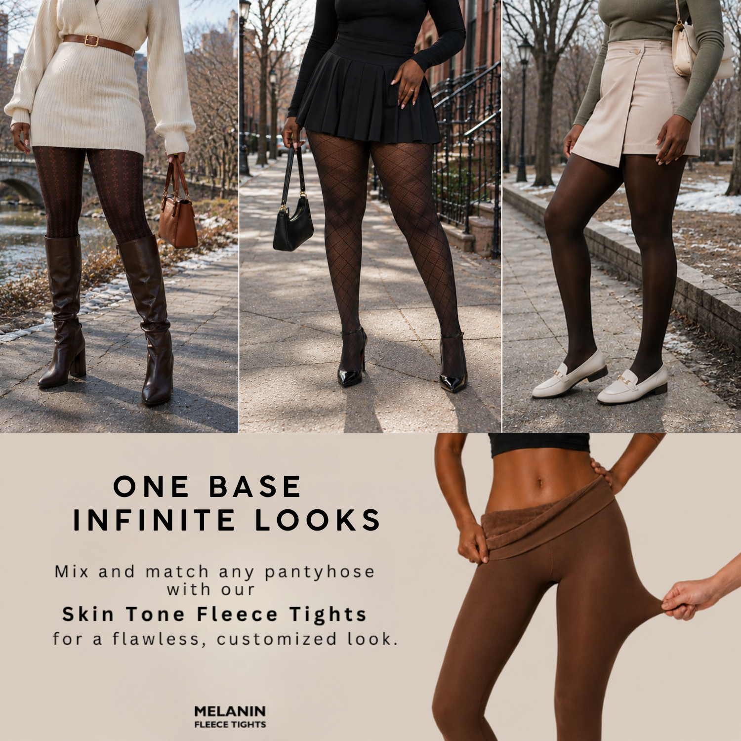 LayerTone™ Skin Tone Fleece Tights