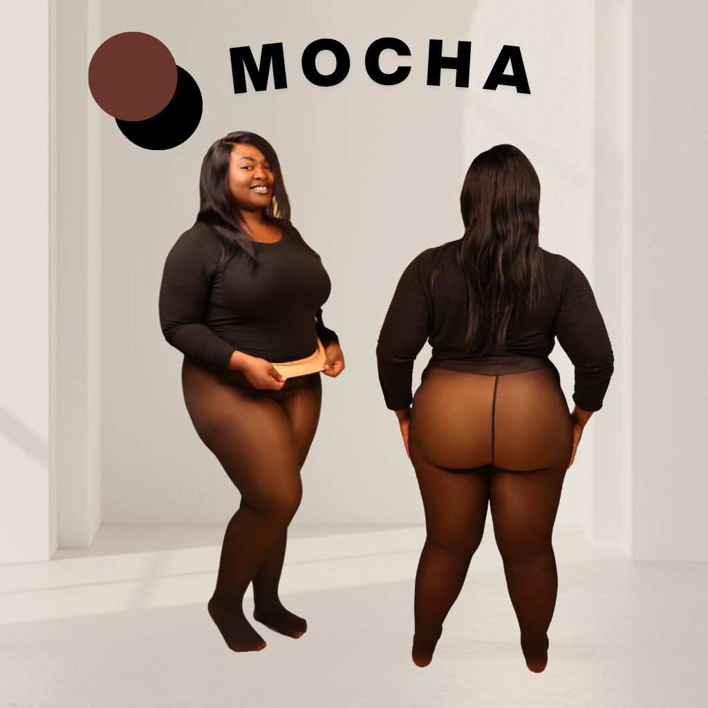 UPGRADED | Melanin Fleece Tights™ - SheerTone™ Fleece Tights