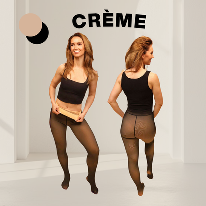 UPGRADED | Melanin Fleece Tights™ - SheerTone™ Fleece Tights