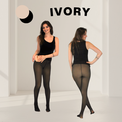 UPGRADED | Melanin Fleece Tights™ - SheerTone™ Fleece Tights