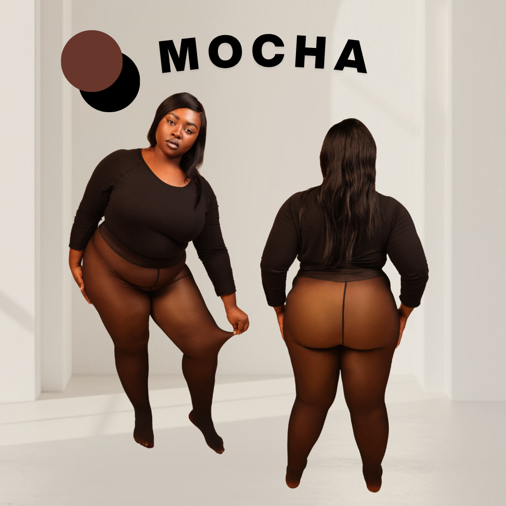 UPGRADED | Melanin Fleece Tights™ - SheerTone™ Fleece Tights