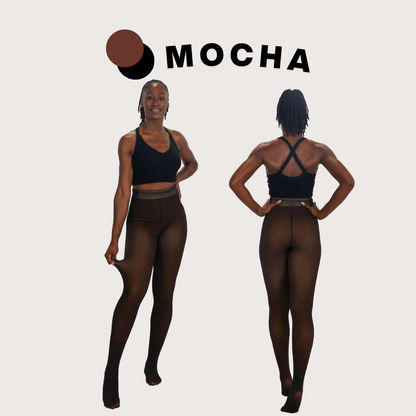 UPGRADED | Melanin Fleece Tights™ - SheerTone™ Fleece Tights