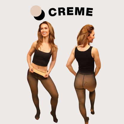 UPGRADED | Melanin Fleece Tights™ - SheerTone™ Fleece Tights