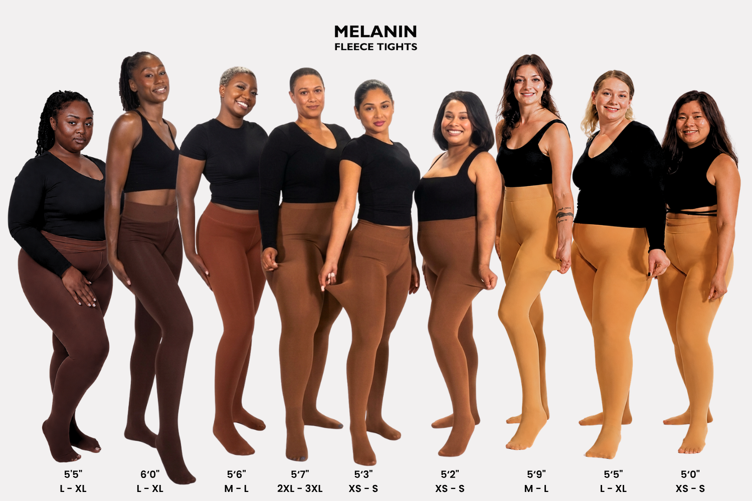 LayerTone™ Skin Tone Fleece Tights