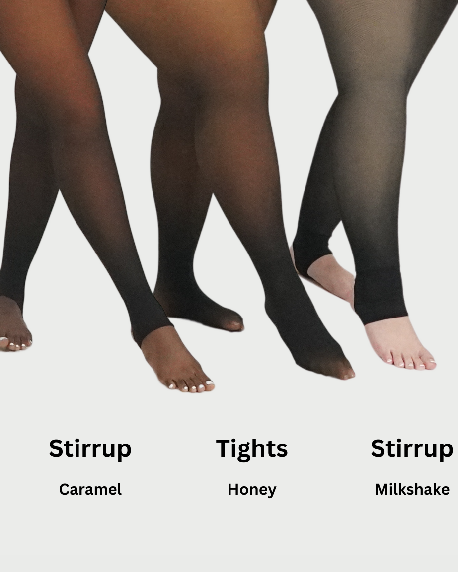Melanin Fleece Tights™ - Sheer Tone Effect
