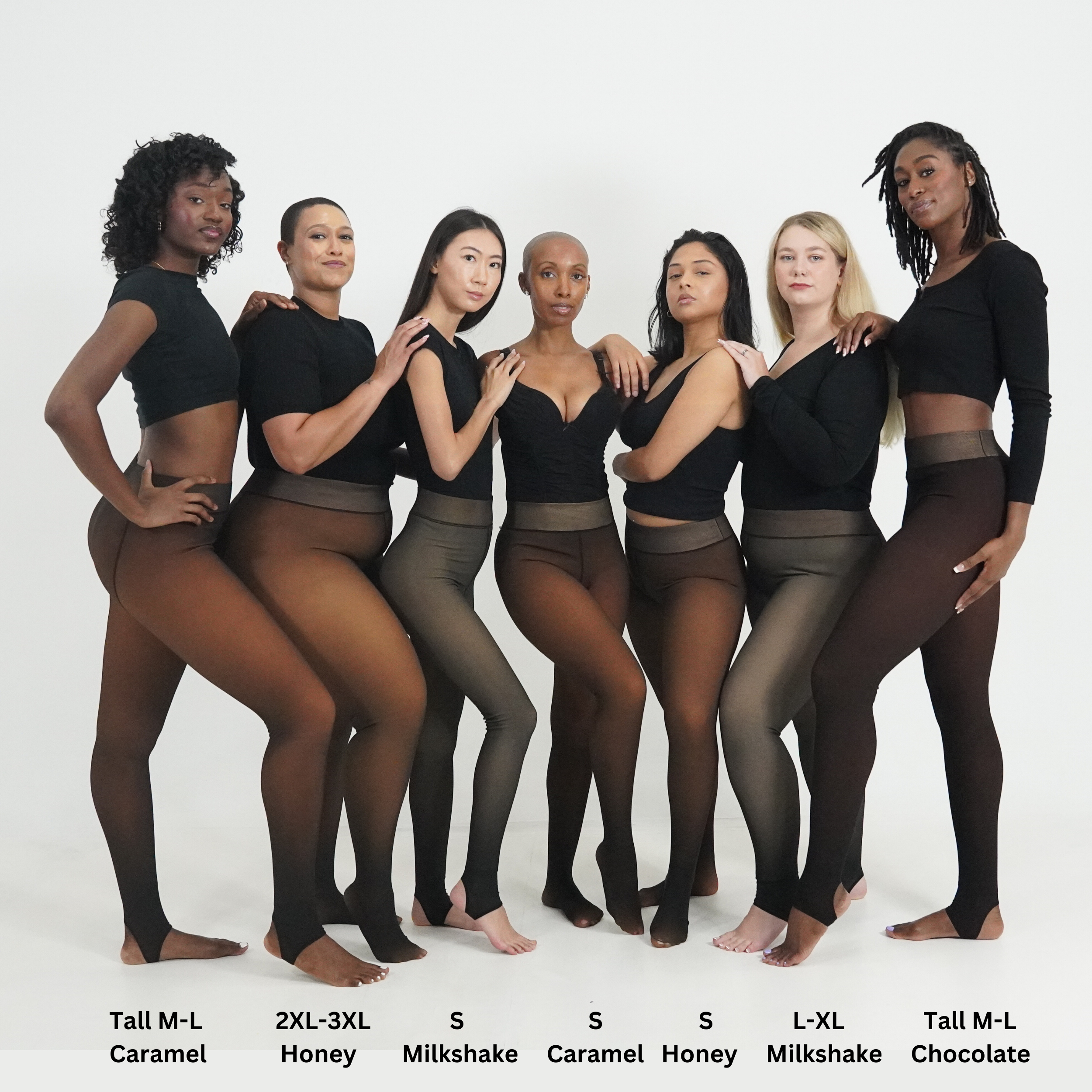 Melanin Fleece Tights™ - Sheer Tone Effect