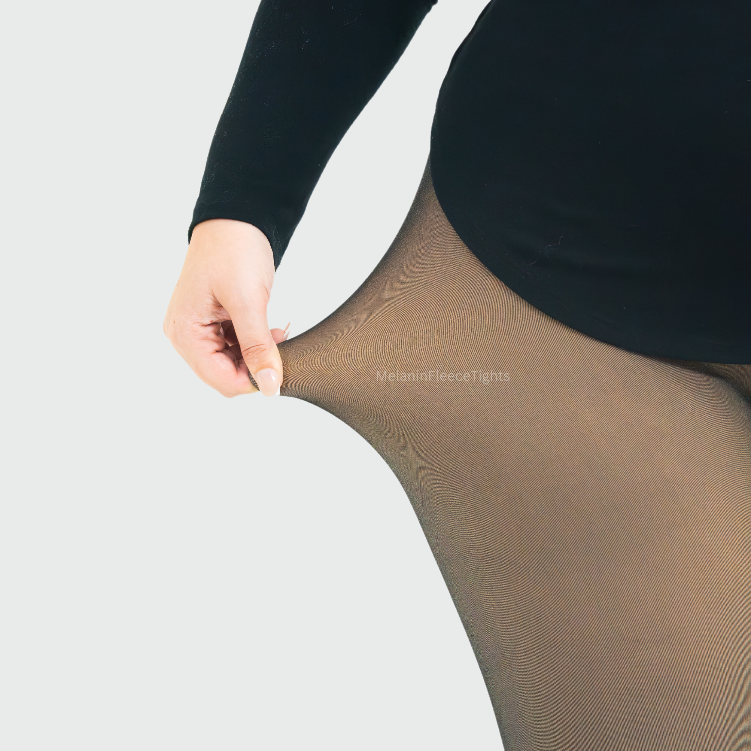 Melanin Fleece Tights™ - Sheer Tone Effect