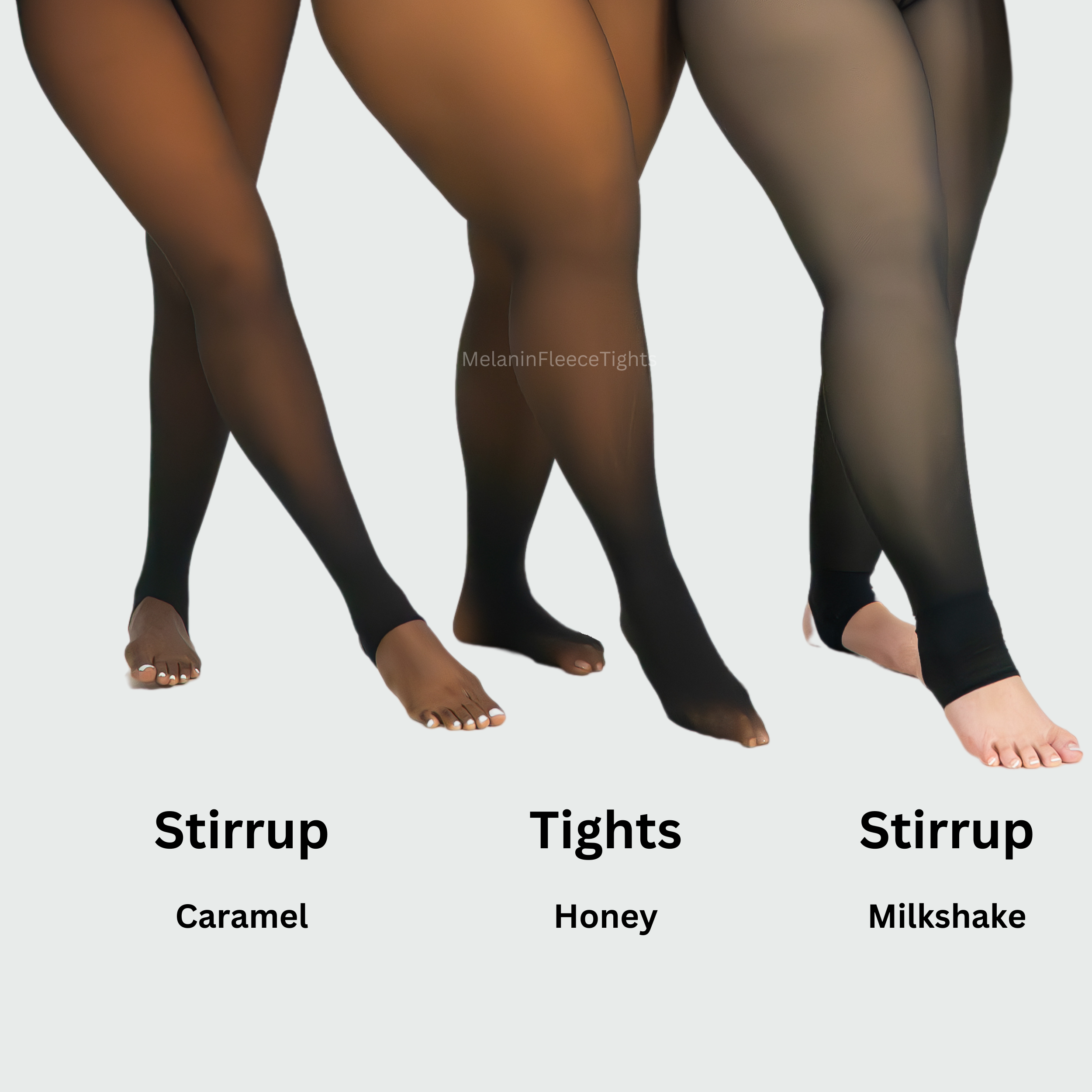 Melanin Fleece Tights™ - Sheer Tone Effect