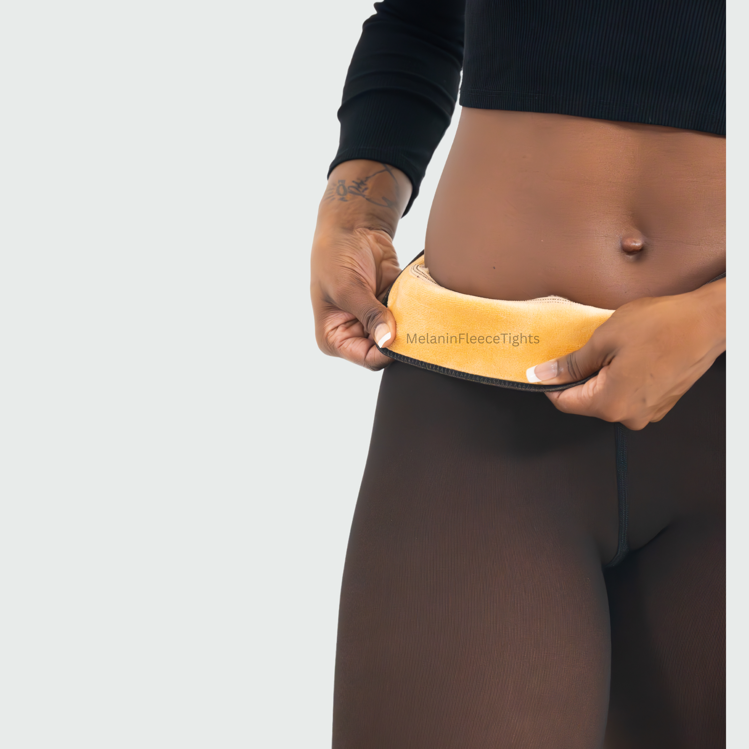 Melanin Fleece Tights™ - Sheer Tone Effect