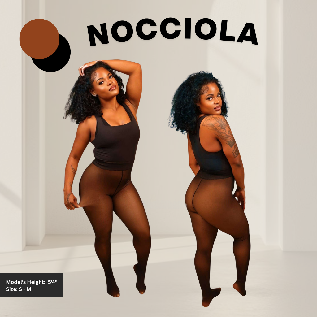 UPGRADED | Melanin Fleece Tights™ - SheerTone™ Fleece Tights