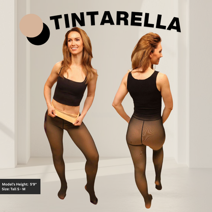UPGRADED | Melanin Fleece Tights™ - SheerTone™ Fleece Tights