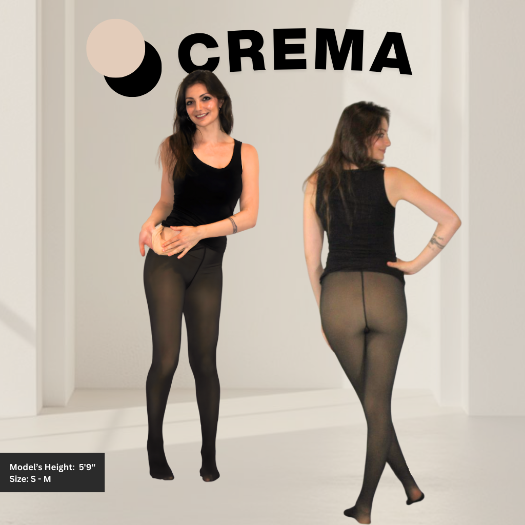 UPGRADED | Melanin Fleece Tights™ - SheerTone™ Fleece Tights
