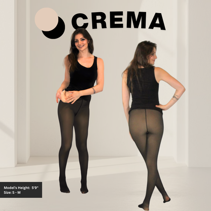 UPGRADED | Melanin Fleece Tights™ - SheerTone™ Fleece Tights