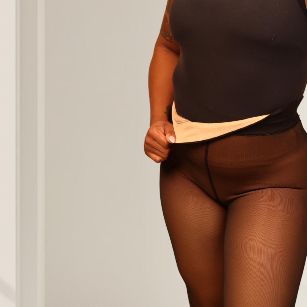 UPGRADED | Melanin Fleece Tights™ - SheerTone™ Fleece Tights
