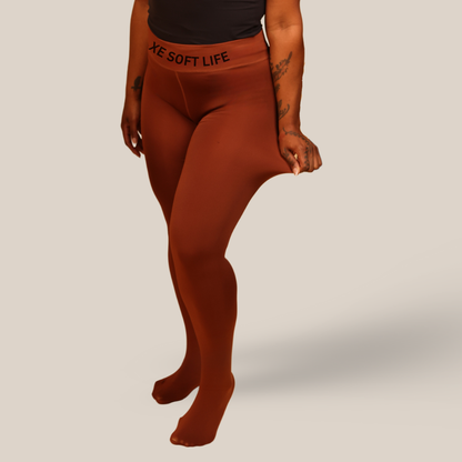 Solid Fleece Tights (Stay-In-Place Fit)