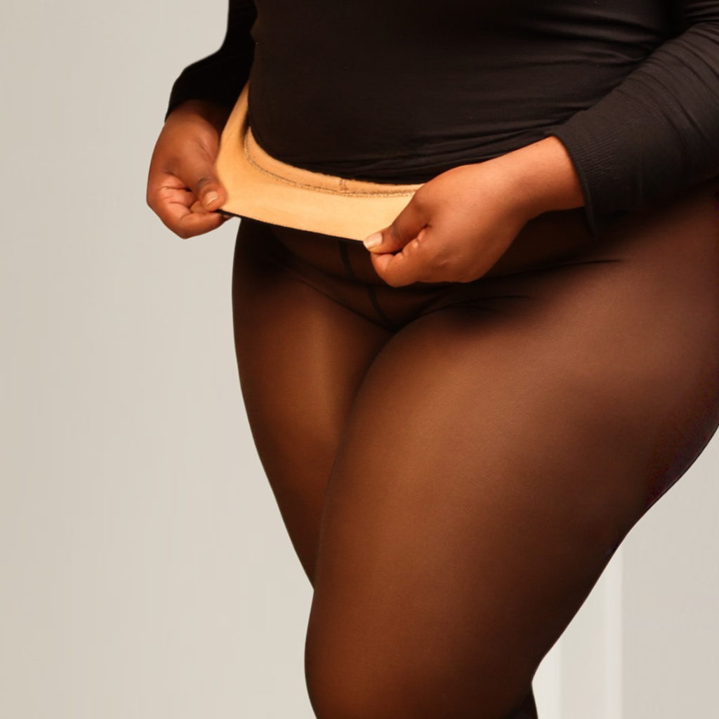 UPGRADED | Melanin Fleece Tights™ - SheerTone™ Fleece Tights