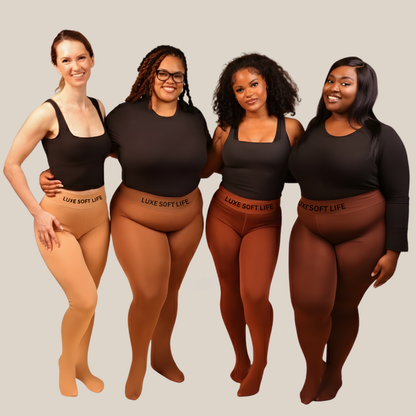 Solid Fleece Tights (Stay-In-Place Fit)